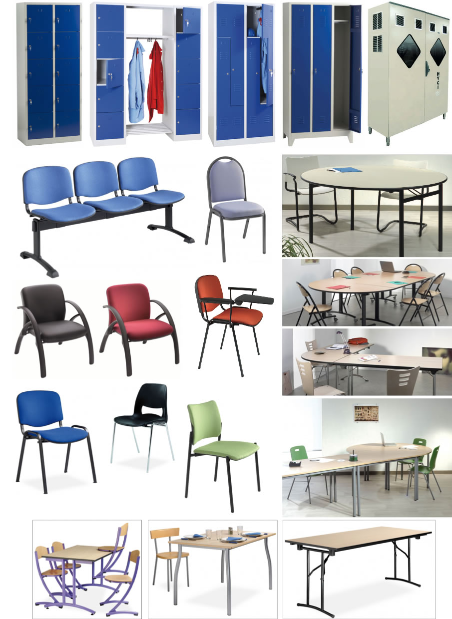 Mobilier professionnel pour entreprise, industrie et collectivité